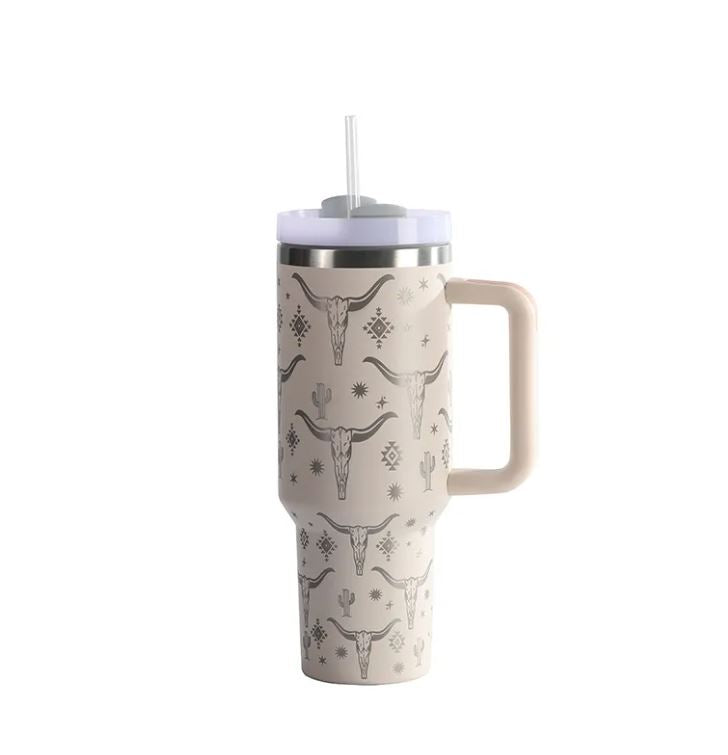 The Longhorn Insulated Travel Tumbler