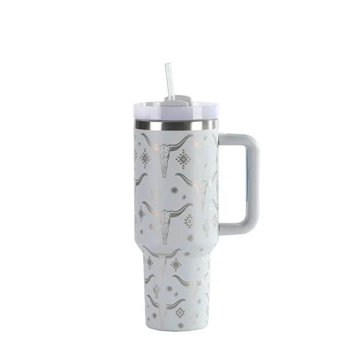 The Longhorn Insulated Travel Tumbler