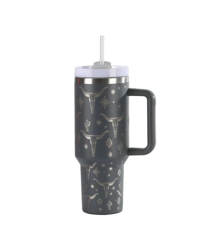 The Longhorn Insulated Travel Tumbler