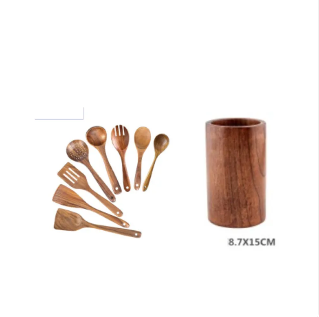 The Ranch House Acacia Utensil Set