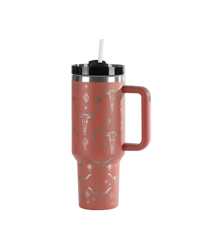 The Longhorn Insulated Travel Tumbler