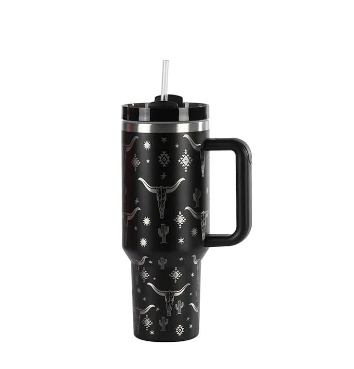 The Longhorn Insulated Travel Tumbler