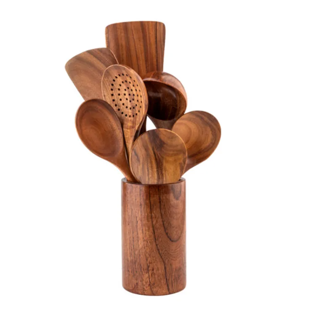 The Ranch House Acacia Utensil Set