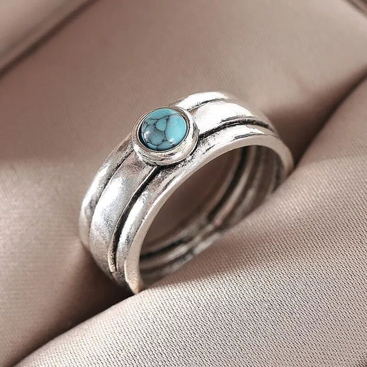 The Sedona Turquoise Stack Ring