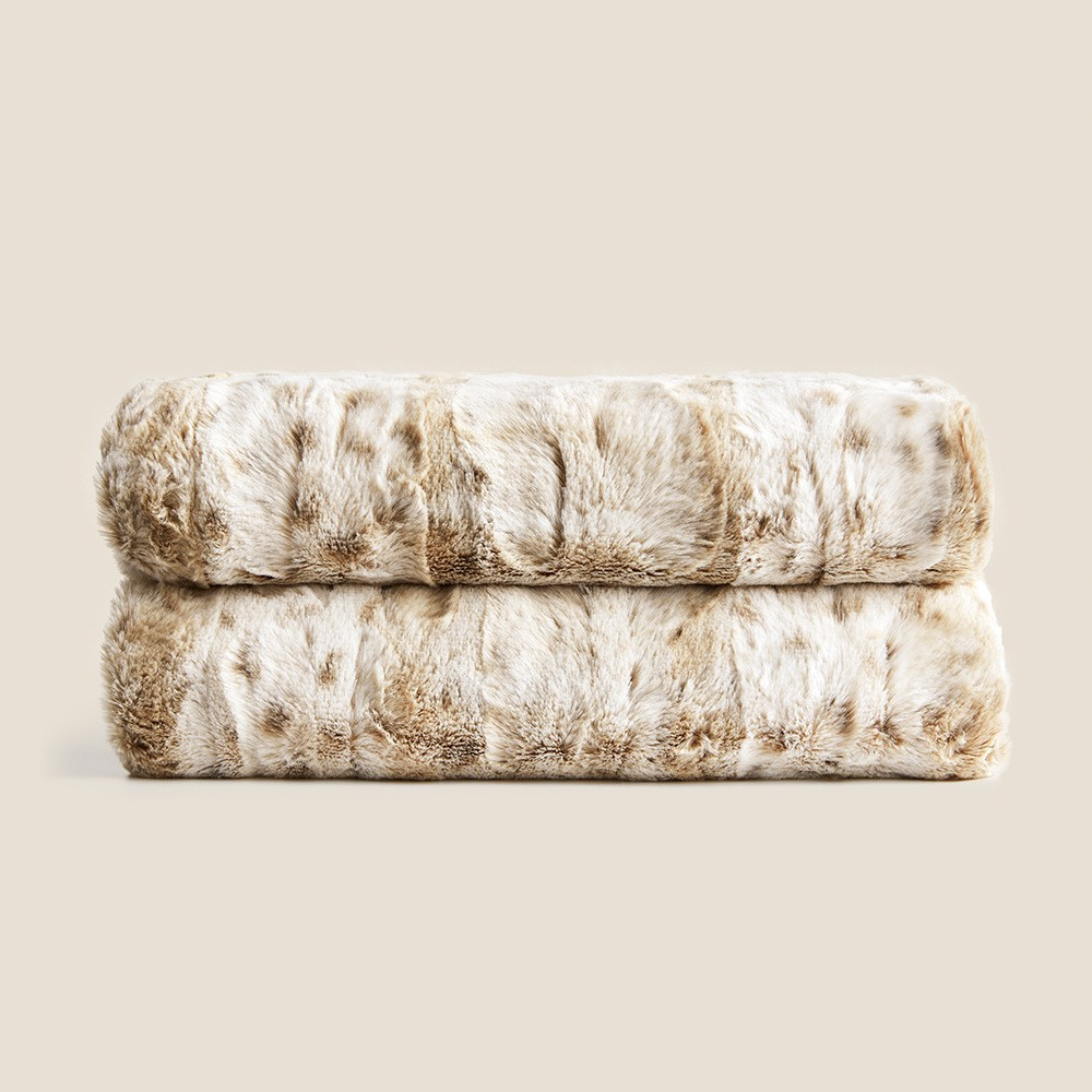The Yellowstone Faux-Fur Throw Blanket