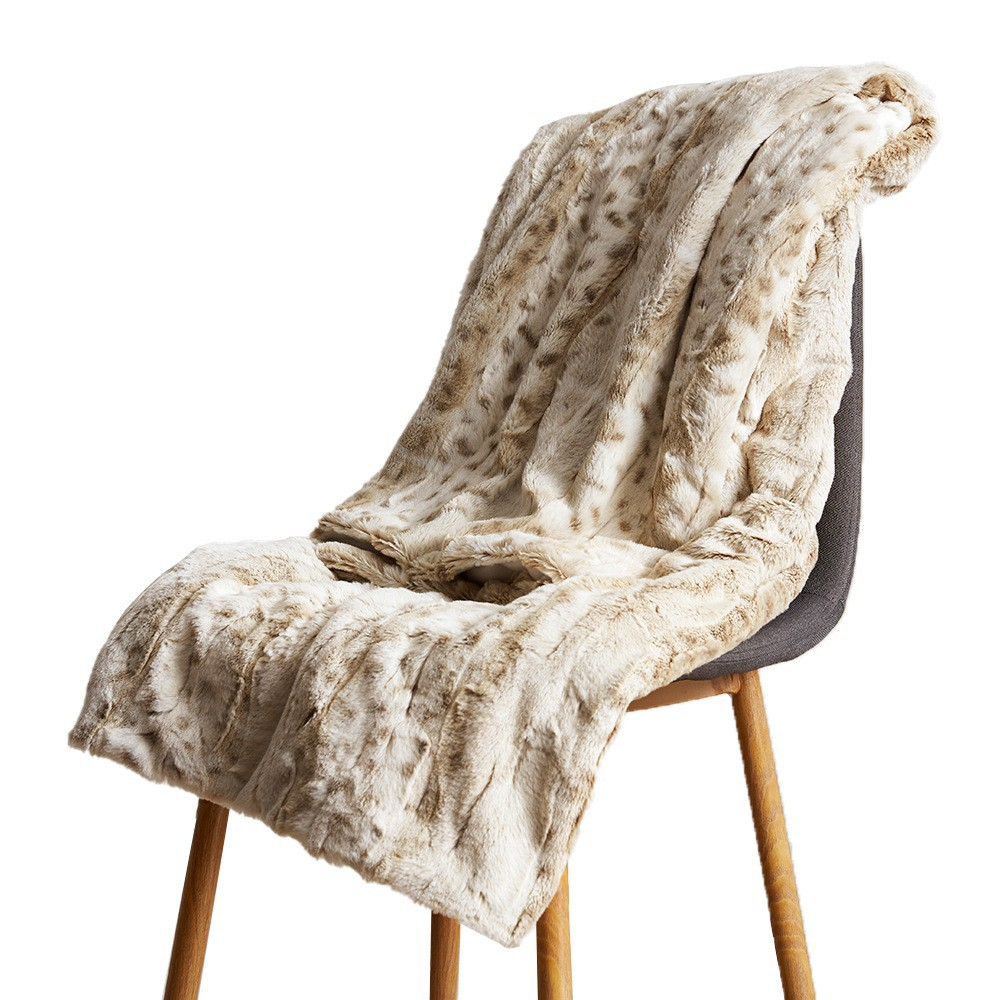 The Yellowstone Faux-Fur Throw Blanket