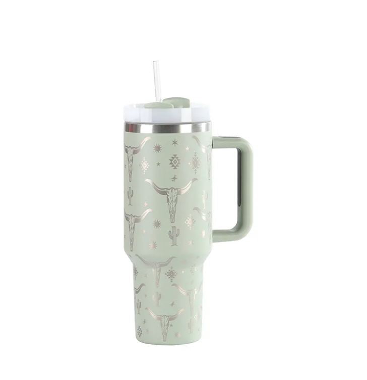 The Longhorn Insulated Travel Tumbler