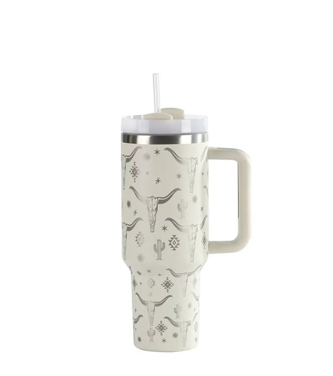 The Longhorn Insulated Travel Tumbler