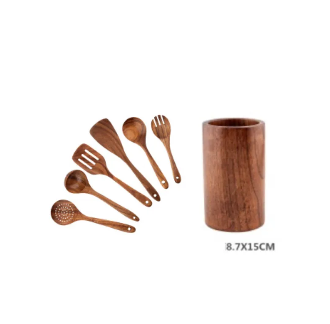 The Ranch House Acacia Utensil Set