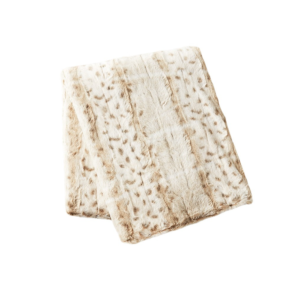 The Yellowstone Faux-Fur Throw Blanket