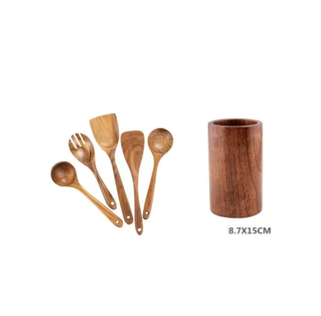 The Ranch House Acacia Utensil Set