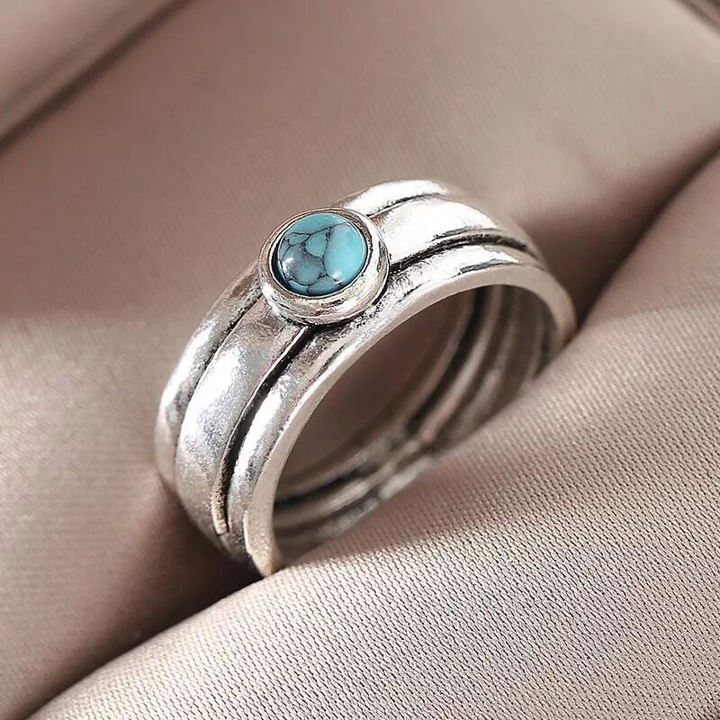 The Sedona Turquoise Stack Ring