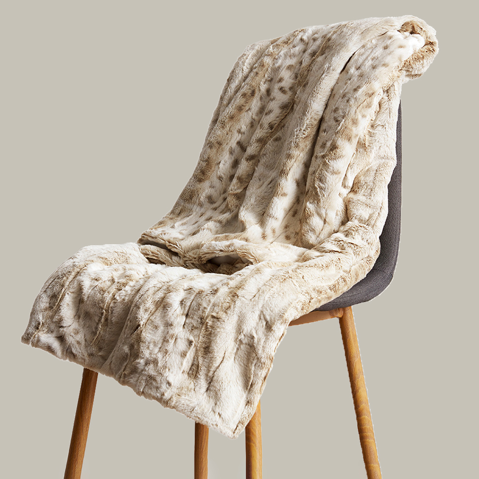 The Yellowstone Faux-Fur Throw Blanket